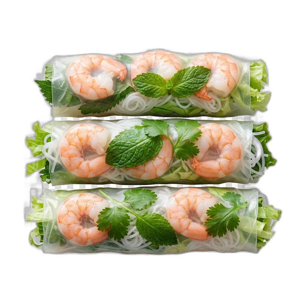 01.A SUMMER ROLL - PRAWNS
